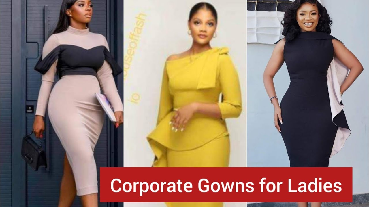 63 BEAUTIFUL Corporate Gown Styles for Ladies in 2023 | Trendy Office Wears  - YouTube