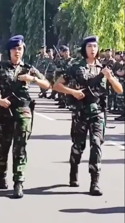 Tentara Wanita Indonesia TNI , Cantik Dan Disiplin