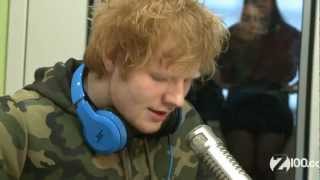 Ed Sheeran Performs &quot;The A Team&quot; @ Z100 on January 30,2013