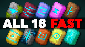 How to get ALL 18 ARMOR TRIMS in Minecraft FAST!