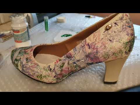 Video: Kako Decoupage Cipele