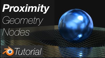[4.0] Blender Tutorial: Proximity Geometry Nodes for Beginners