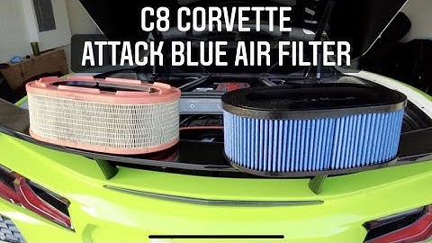 C8 CORVETTE AIR FILTER INSTALL AND RESULTS (HOW TO)