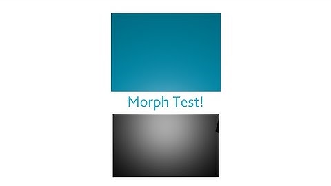 Blender 3D Morph Test