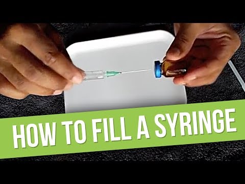 Video: Hvordan fylle en sprøyte (med bilder)
