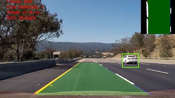 Vehicle & Lane detection using OpenCV/LeNet-5 - Video 1