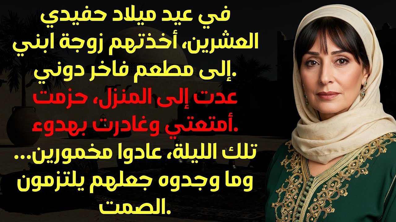 أهانتني زوجة ابني في مطعم فاخر، لكنني تأكدت أنها ندمت على ذلك.