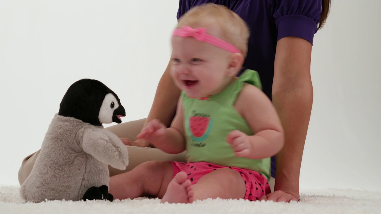 Animated Stuffed Animal That Cla... Wild Republic 23640 Happy Penguin Plush Toy 
