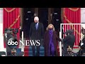 Former Presidents Clinton, Bush and Obama arrive at inauguration