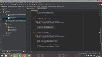 Calculadora usando varios activities con Android Studio