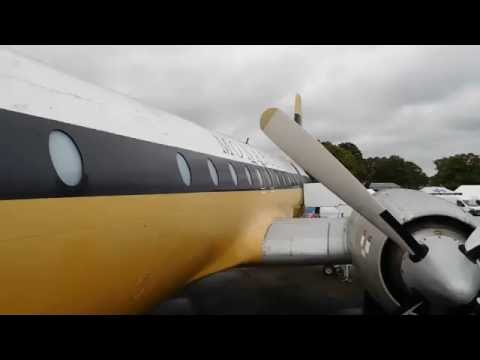 Monarch Airlines Bristol Britannia G-AOVT Interior Overview At Duxford.