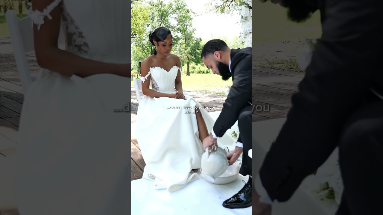 Foot washing ceremony was a must 🤍 