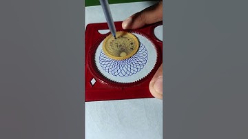 Simple Spirograph Design Geometric Shapes 006 #shorts #ytshorts #trending