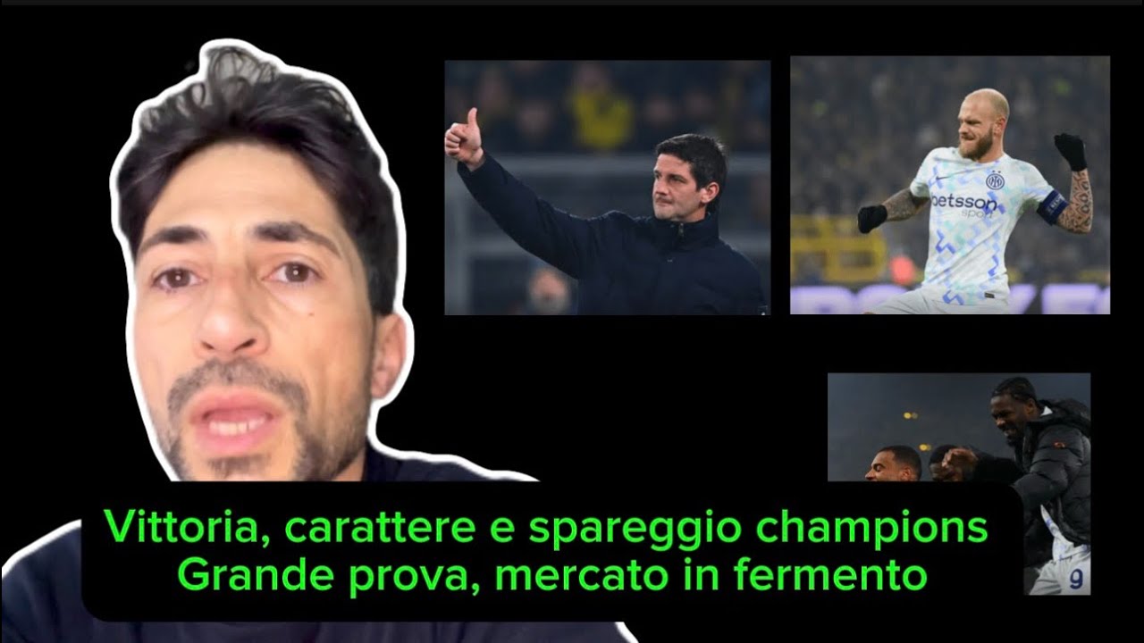 👌Vittoria in champions ma Inter beffata, mercato in fermento, tutte le news ⚫️🔵
