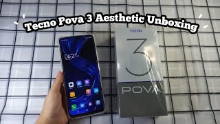 Tecno pova 3 unboxing ✨️ ( aesthetic ) #tecnopova3unboxing