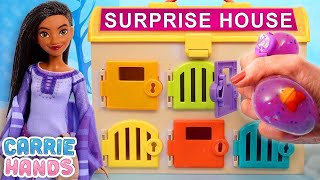 Disney Wish Asha Opens A Christmas Surprise House &amp; Makes DIY Squishies | Fun Videos For Kids