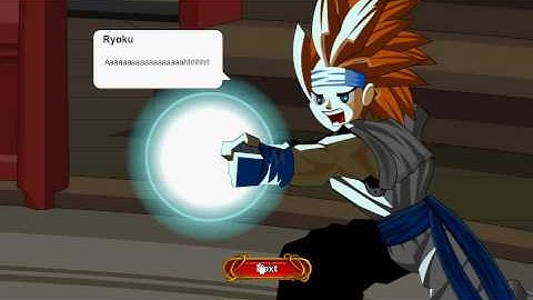 Cutscene in Yokai Island AQW Ryoku