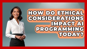 How Do Ethical Considerations Impact AI Programming Today? | Learning To Code With AI News