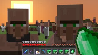 Minecraft UHC but VILLAGERS are OP...