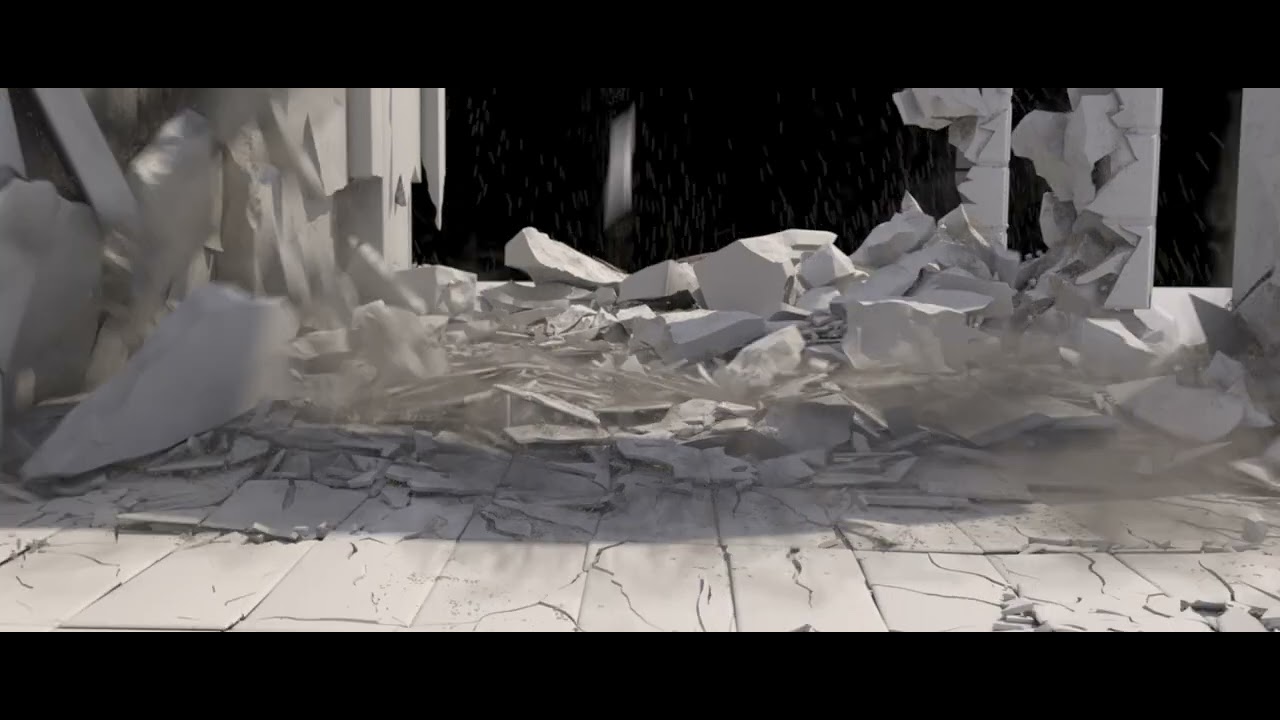 Destruction RND - RBD, Grain, Pyro - Houdini - YouTube