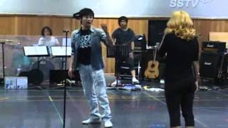 Ahn Jae Wook - Rock of age  in  rehersal