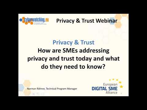 Privacy & Trust: How to ensure management and control of identities and rights