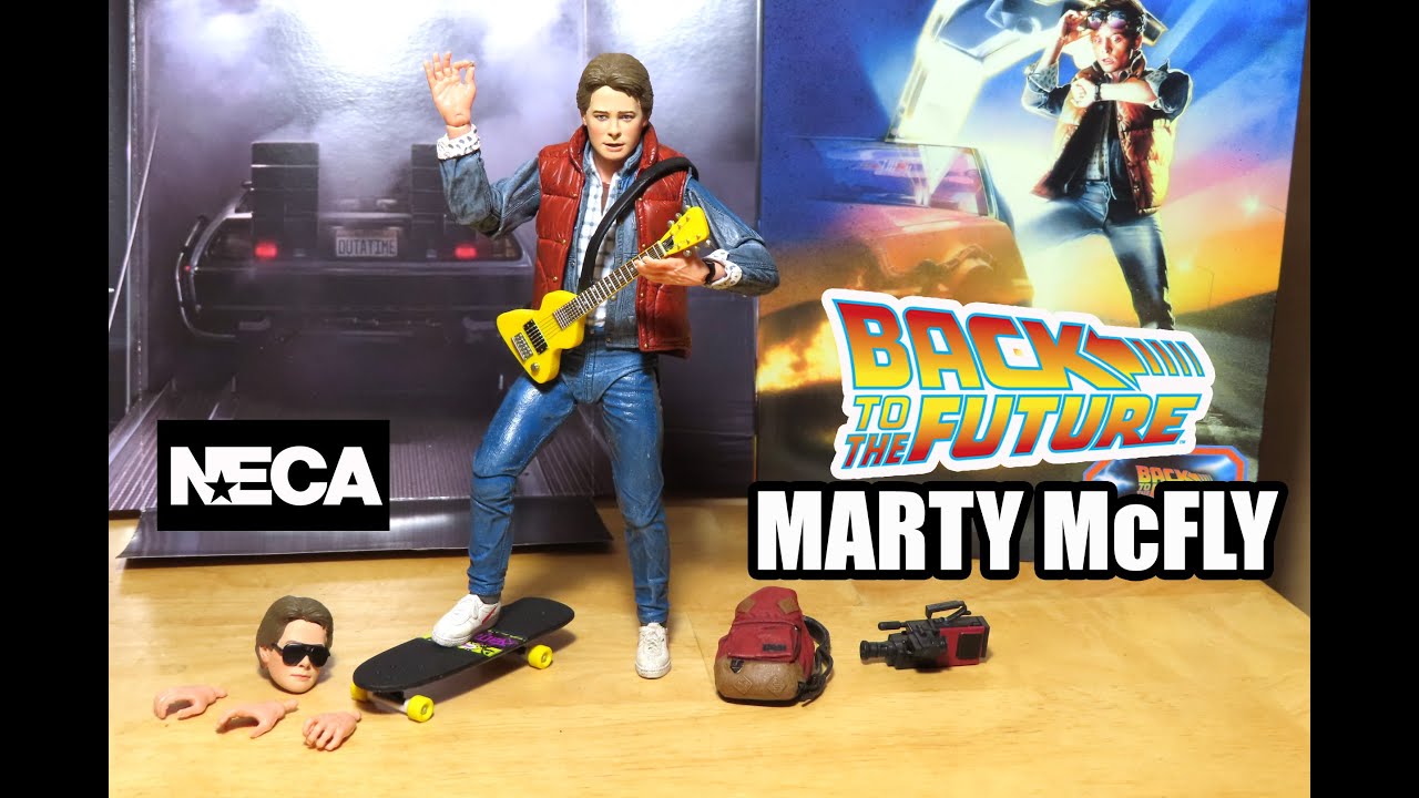 Neca BACK TO THE FUTURE Ultimate MARTY McFLY Figure unboxing & review!
