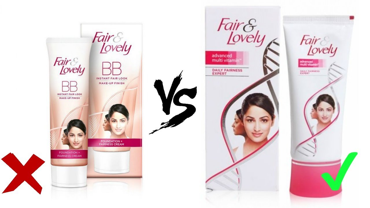 Fair & Lovely BB Cream Review Fair & Lovely BB Cream V/S Fair