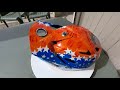 Unik creation  casque vtt dh  thme montagnes