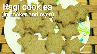 Ragi cookies in cooker and oven - Cookies recipe - Ragi cookies - Millet cookies - Finger millet