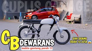 KONDISI CB DEWARANS DI BENGKEL CUPLIS GARAGE SUDAH 75% || UDAH SEMAKIN GANTENG PARAH ‼️