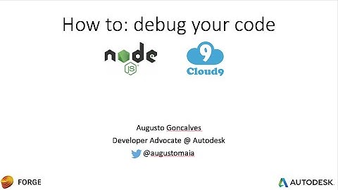 How to: debug NodeJS with Cloud9 (free)