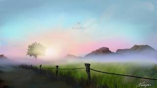 Foggy Sunrise - Digital Painting on Photoshop screenshot 2