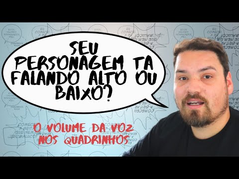 O volume da voz na narrativa visual de quadrinhos