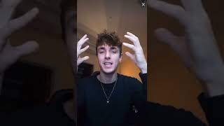 Bryce Hall live on TikTok