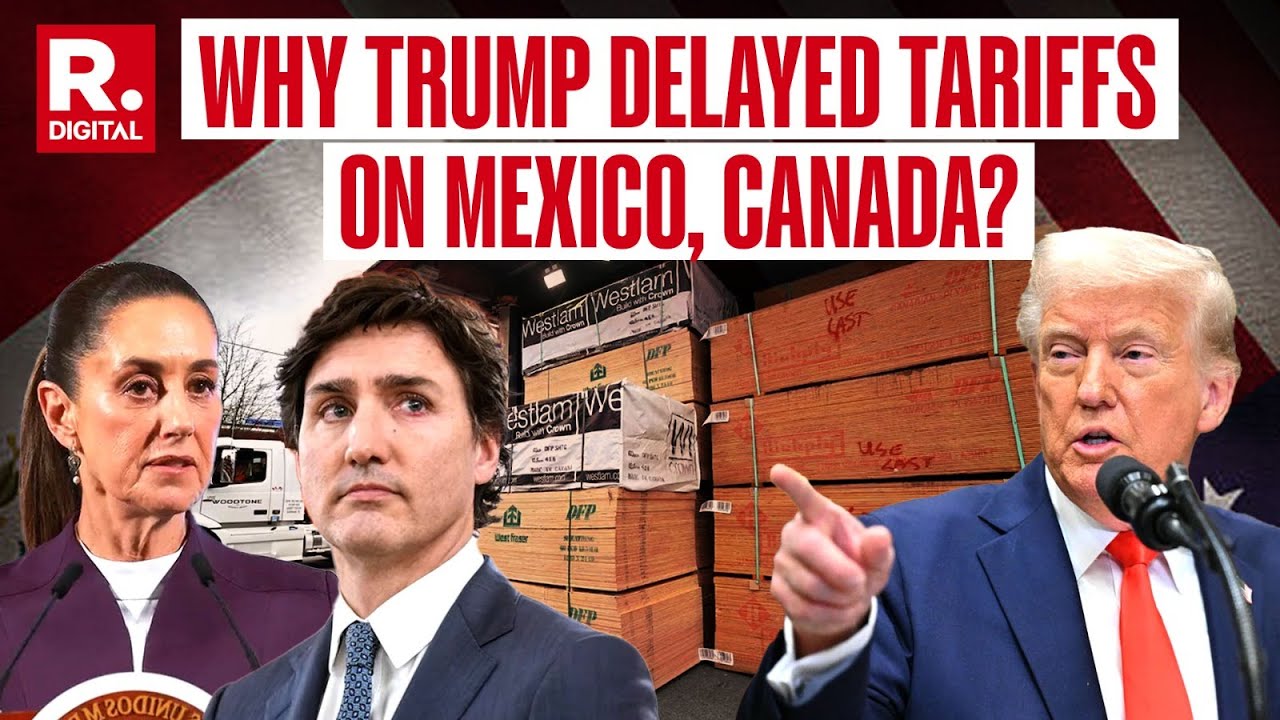 Donald Trump Delays Tariffs on Mexico, Canada for One Month Under Trade ...
