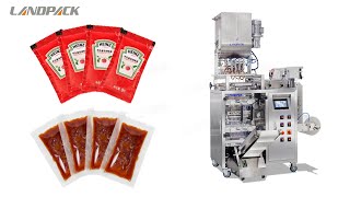 Automatic 4 Multi Lane Sachet Packing Machine For LIquid