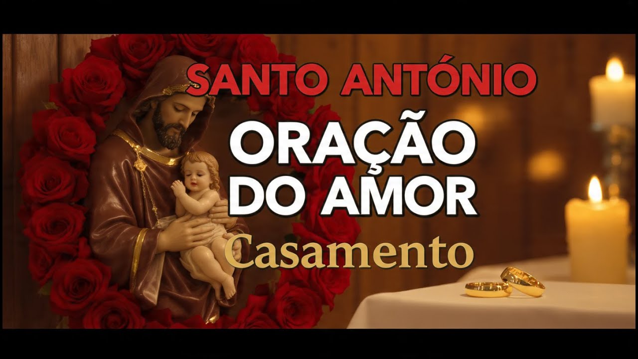 Oração Poderosa Santo Antônio para Encontrar o Amor 💕 Casamento e Namoro Rápido | Oração da Manhã