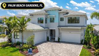5260 SF 4 Car Garage | Luxury New Construction Pool Home in Apex Avenir Palm Beach Gardens Florida