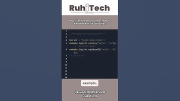 JavaScript Replace and ReplaceAll #javascriptinterviewquestions #javascripttutorial #javascript   #