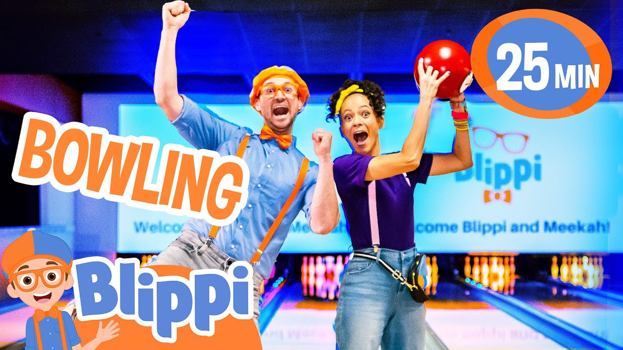 Blippi and Meekahs Bowling Ball Adventure! Educational Videos for Kids and Families