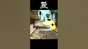 CJ Blew Up The Police With A Tank Gta Gtasanandreasnetflix Gtasanandreas 