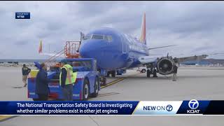 Federal investigators reveal cause of jet engine explosion