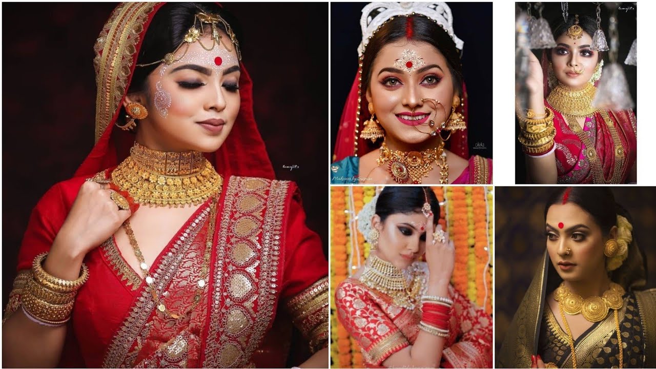 Indian Bridal Photo Shoot in Delhi: Dulhan Makeup Photos | Photoportray