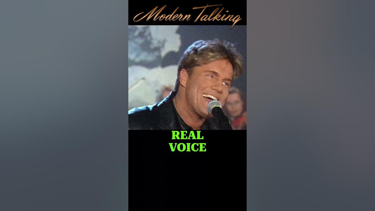 Modern Talking - REAL VOICE - You Are Not Alone