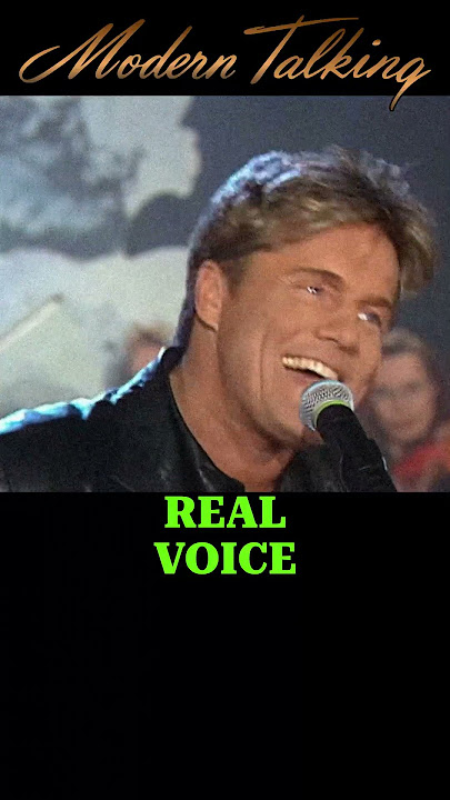 Modern Talking - REAL VOICE - You Are Not Alone