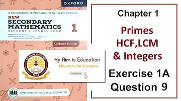 Question 9 Exercise 1A Solution Class 6 Math (APS)