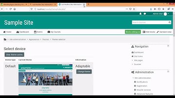 How to install new theme in Moodle in localhost (XAMPP) on Windows