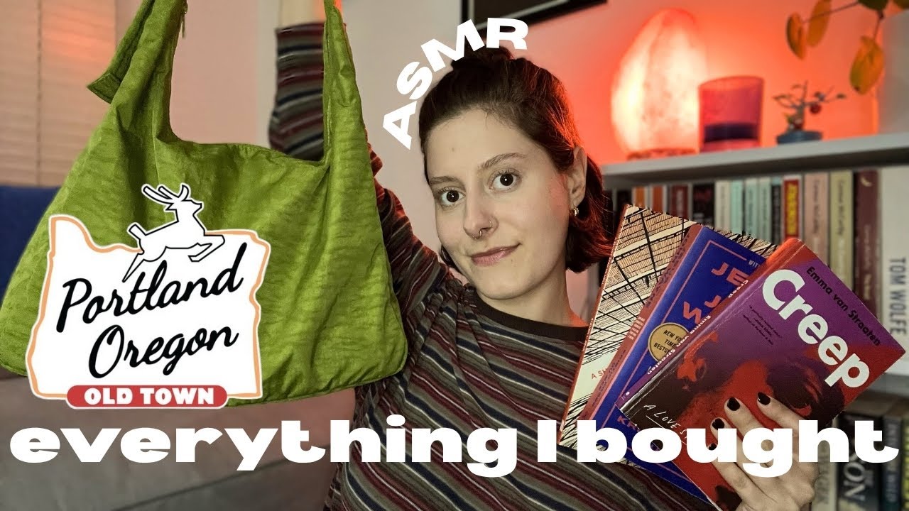 ASMR | Portland OR Haul 🛍️ (BAGGU, Books, Snacks + More)