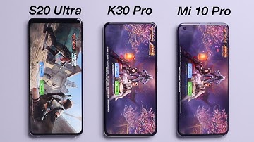 Redmi K30 Pro - SPEED TEST vs Mi 10 Pro / S20U